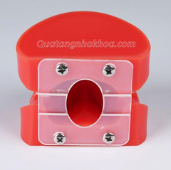 Hàm tư vấn chỉnh nha mắc cài bằng nhựa cứng màu sáp