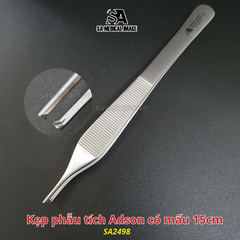 Kẹp phẫu tích Adson có mấu 15cm SA Medical ( thép Đức)