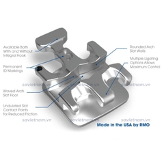 Mắc cài kim loại 6 cánh Synergy RMO