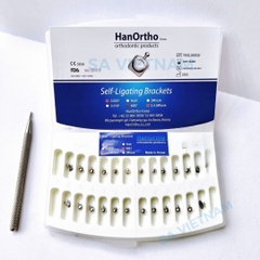 Mắc cài kim loại cánh cam tự khóa HanOrtho (tự buộc) - MUA 5 TẶNG 1