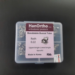 Mắc cài răng 6 - 2 ống Roth 022 - Hộp 20 set