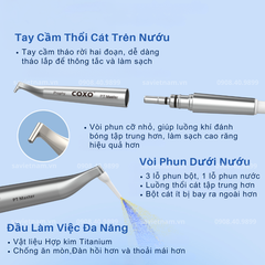 Máy lấy cao và thổi cát PT Master 2in1 - Coxo