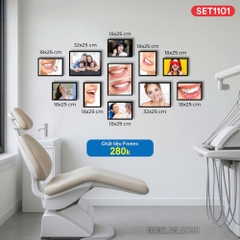 Set tranh nha khoa chất liệu fomex