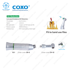 Tay nong nội nha Coxo CX235C5 (Đầu tay chậm nong ống tủy COXO)