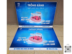 Tranh "Trồng răng implant all on 4", " Trồng răng implant all on 6"