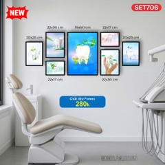 Set tranh nha khoa chất liệu fomex