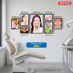 Set tranh nha khoa chất liệu fomex