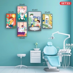 SET TRANH NHA KHOA -SET 33