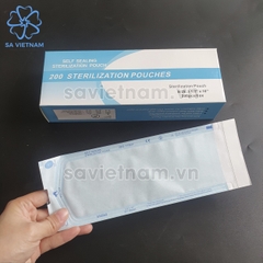 Hộp túi hấp tiệt trùng dán sẵn 90mm*260mm (3.5"x10")