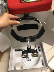 Kính lúp nha khoa có đèn (đèn đeo đầu loại 1)