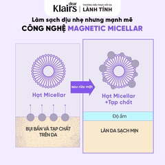 Nước tẩy trang Klairs Supple Preparation Unscented Cleansing Water 400ml