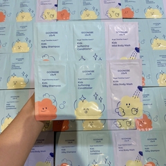 Combo 3 Gói Hàng Tặng GOONGBE Kids Silky Shampoo, Softening Conditioner Và Mild Body Wash Sachet 4ml