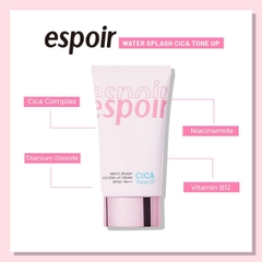 Kem chống nắng Espoir Water Splash Cica Tone Up Sun Cream SPF50+ PA++++ 60ml