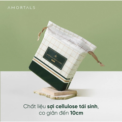 Bông Tẩy Trang Amortals Co Giãn Đàn Hồi Làm Sạch Da Lotion Mask Cotton Mềm Mịn