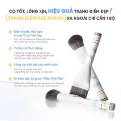 Bộ cọ trang điểm mắt phiên bản du lịch Amortals (7pce/hộp)