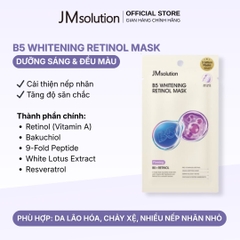 [DATE 2029] Mặt nạ B5 dưỡng ẩm chuyên sâu JMSOLUTION B5 WHITENING