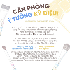 Bộ cọ trang điểm mắt phiên bản du lịch Amortals (7pce/hộp)