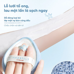 Bông rửa mặt Amortals - phiên bản đại dương (2 mút/hộp)