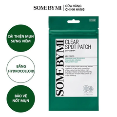 Some By Mi Miếng dán mụn Clear Spot Patch - Túi 18 miếng
