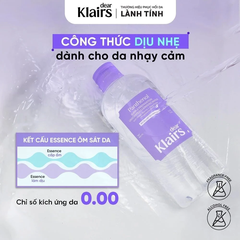 Nước tẩy trang Klairs Supple Preparation Unscented Cleansing Water 400ml