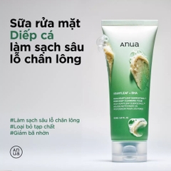 Sữa rửa mặt sạch sâu Anua Heartleaf Quercetinol Pore Deep Cleansing Foam 150ml