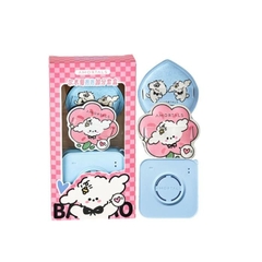 Bộ bông mút dùng để tán kem nền dạng lỏng Puppy Amortals  (gồm 2 bông mút + 1 hộp đựng)