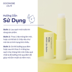 Son Dưỡng Môi Dịu Nhẹ GOONGBE Kids Mild Lip Balm 3.3g