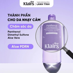 Nước tẩy trang Klairs Supple Preparation Unscented Cleansing Water 400ml