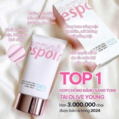 Kem chống nắng Espoir Water Splash Cica Tone Up Sun Cream SPF50+ PA++++ 60ml