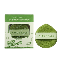 [HỘP XANH] Bộ bông mút rửa mặt Amortals dùng cho sữa rửa mặt,làm sạch lớp trang điểm