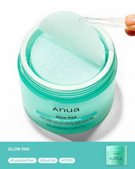 Toner Pad cấp ẩm Anua PDRN 100 Hyaluronic Acid Glow Pad 180ml/ 60 Pads