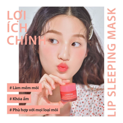 Mặt Nạ Ngủ Môi Laneige Lip Sleeping Mask Berry Hương Quả Mọng 20g