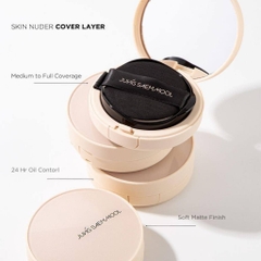 Phấn nước Jung Saem Mool Skin Nuder Cover Layer Cushion 15g (Kèm lõi thay thế)