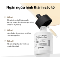 Sản phẩm dưỡng da Cosrx The Alpha-Arbutin 2 Discoloration Care Serum