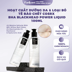 Hoạt chất dưỡng da & loại bỏ tế bào chết Cosrx BHA Blackhead Power Liquid
