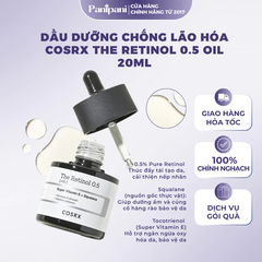 Sản phẩm dưỡng da Cosrx The Retinol 0.5 Oil