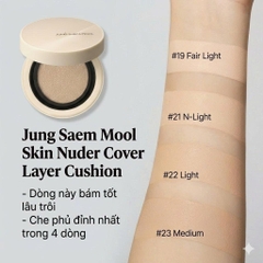 Phấn nước Jung Saem Mool Skin Nuder Cover Layer Cushion 15g (Kèm lõi thay thế)