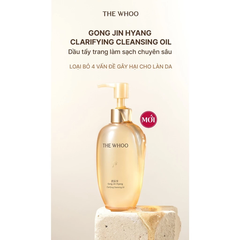 Bộ Làm Sạch The Whoo Gongjinhyang Clarifying Cleansing Duo Kit (Gồm dầu tẩy trang 50ml và sữa rửa mặt 40ml)