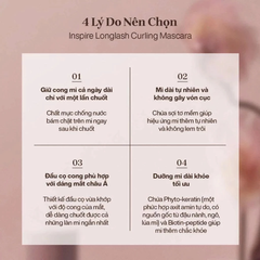 Chuốt Mi Làm Dài & Cong Mude Inspire LONGLASH Curling 8ml