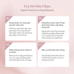 Chuốt Mi Làm Dày & Cong Mude Inspire VOLUME Curling 8ml