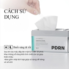 Mặt nạ cải thiện nếp nhăn, làm sáng da VT PDRN Daily Mask 350g/30 miếng