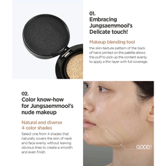 Phấn Nước Jung Saem Mool Essential Skin Nuder LONGWEAR Cushion AD 14g (kèm lõi thay thế)