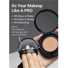 Phấn Nước Jung Saem Mool Essential Skin Nuder LONGWEAR Cushion AD 14g (kèm lõi thay thế)