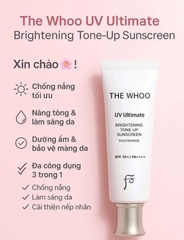 Kem chống nắng The Whoo UV Ultimate Brightening Tone-Up Sunscreen 50ml
