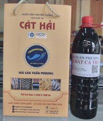 Mắm chắt cá Thu ( chai 1 lít giá 200000đ)