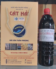 Mắm chắt cá cơm hạ thổ (chai 1 lít giá 350000đ)