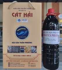 Mắm chắt cá nhâm (chai 1 lít giá 180000đ)