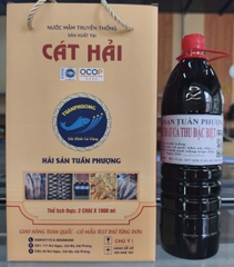 Mắm chắt cá thu đặc biệt (chai 1 lít giá 250000đ)