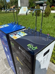 máy lọc nước aquajungmin 2 vòi 3 chế độ tủ cao 11 cấp lọc ( màu đen )