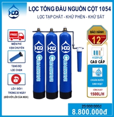 Hệ Thống Lọc Nước Tổng 3 Cột Composite Clearwave T1000-3CP2R